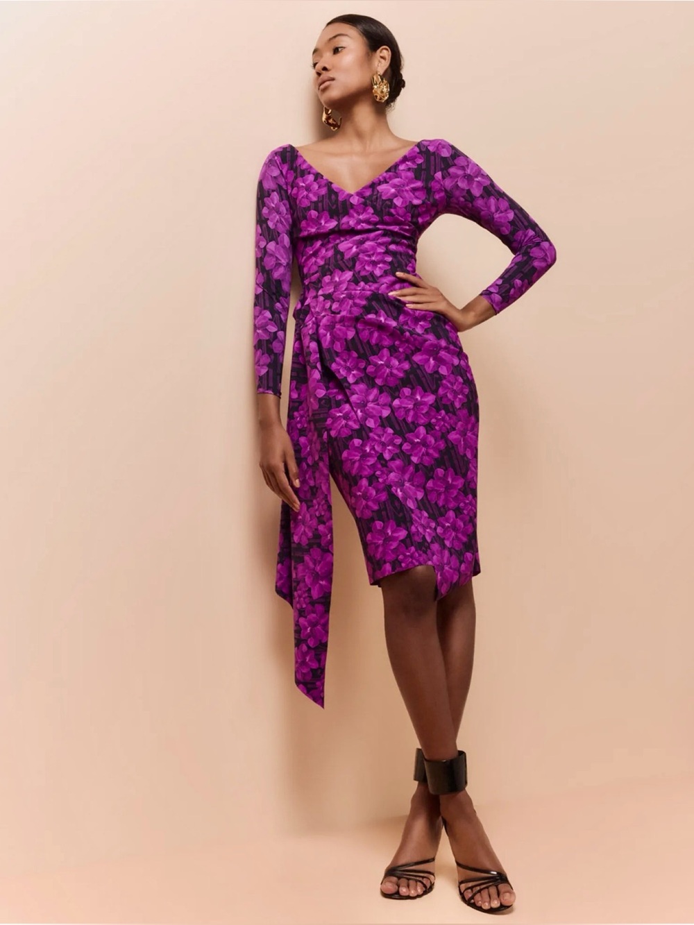 Chiara Boni La Petite Robe Ellia Dress 14 Neiman Marcus Exclusive Floral NWT